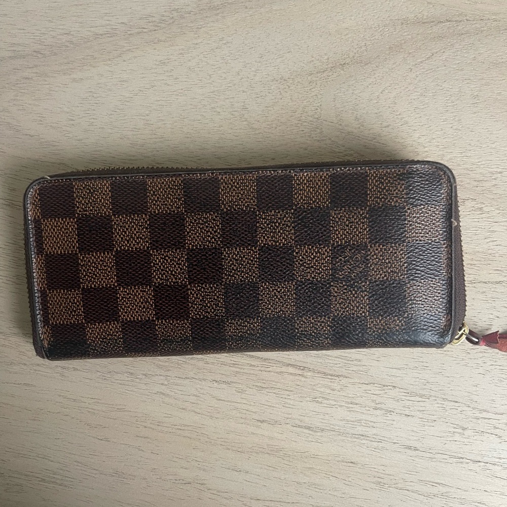 Louis Vuitton Damier Ebene Zippy Wallet - Authentic, Used, With Box & Dust Bag
